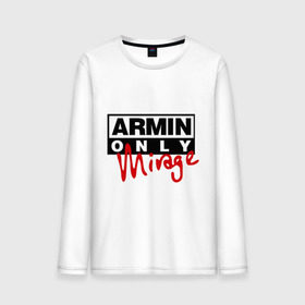 Мужской лонгслив хлопок с принтом Armin only - mirage в Рязани, 100% хлопок |  | addicted | buuren | mirage | van | аrmin