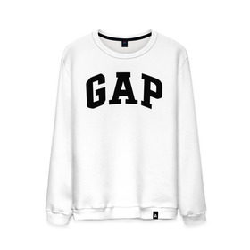 Мужской свитшот хлопок с принтом GAP Swag в Рязани, 100% хлопок |  | gap | swag | сваг | свег | свэг