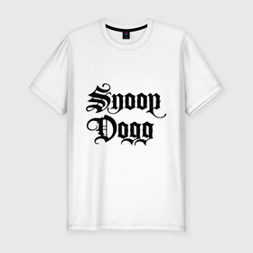 Мужская футболка премиум с принтом Snoop Dogg в Рязани, 92% хлопок, 8% лайкра | приталенный силуэт, круглый вырез ворота, длина до линии бедра, короткий рукав | rap | snoop dogg | музыка | рэп | снуп дог