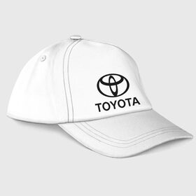 Бейсболка с принтом Toyota Logo в Рязани, 100% хлопок | классический козырек, металлическая застежка-регулятор размера | Тематика изображения на принте: logo | toyota | логотип | тойота