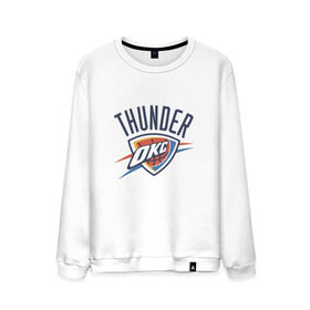 Мужской свитшот хлопок с принтом NBA OKLAHOMA THUNDER OKC в Рязани, 100% хлопок |  | nba | nba thunder basketball 2015thunder | okc | oklahoma | баскетбол