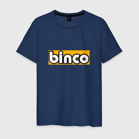 Мужская футболка хлопок с принтом Binco в Рязани, 100% хлопок | прямой крой, круглый вырез горловины, длина до линии бедер, слегка спущенное плечо. | Тематика изображения на принте: binco | gta | gta 5 | gta v | san andreas | гта | игры