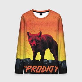 Мужской лонгслив 3D с принтом The Prodigy в Рязани, 100% полиэстер | длинные рукава, круглый вырез горловины, полуприлегающий силуэт | лиса