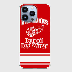 Чехол для iPhone 13 Pro с принтом Detroit red wings в Рязани,  |  | detroit red wings | nhl | спорт | хоккей