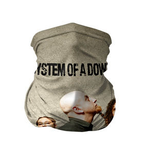 Бандана-труба 3D с принтом System of a Down в Рязани, 100% полиэстер, ткань с особыми свойствами — Activecool | плотность 150‒180 г/м2; хорошо тянется, но сохраняет форму | hard rock | metal | rock | serj | system of a down | tankian | метал | рок | систем | танкян | хардрок