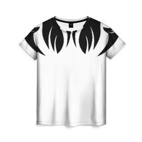 Женская футболка 3D с принтом Гармония в облике в Рязани, 100% полиэфир ( синтетическое хлопкоподобное полотно) | прямой крой, круглый вырез горловины, длина до линии бедер | гармония | гармония в обликесобака | кошка | облик | попугай