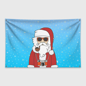 Флаг-баннер Дед мороз: в Рязани, 100% полиэстер | размер 67 х 109 см, плотность ткани — 95 г/м2; по краям флага есть четыре люверса для крепления | 2016 | christmas | hipster | new year | дед мороз | животные | нг | новый год | рождество | с новым годом | санта | хипстер