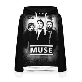 Женская толстовка 3D с принтом Muse в Рязани, 100% полиэстер  | двухслойный капюшон со шнурком для регулировки, мягкие манжеты на рукавах и по низу толстовки, спереди карман-кенгуру с мягким внутренним слоем. | heavy | metal | muse | rock | trash | альтернатива | метал | рок | хеви