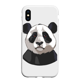 Чехол для iPhone XS Max матовый с принтом Panda в Рязани, Силикон | Область печати: задняя сторона чехла, без боковых панелей | милый | панда