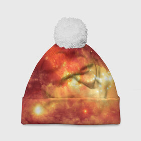 Шапка 3D c помпоном Пылающий космос: в Рязани, 100% полиэстер | универсальный размер, печать по всей поверхности изделия | вселенная | вспышка | галактика | звёзды | комета | космос | метеориты | метеоры | огонь | пламя | планеты | свет