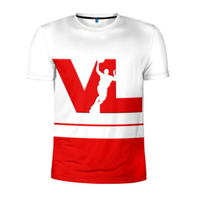 Мужская футболка 3D спортивная с принтом Волейбол 70 в Рязани, 100% полиэстер с улучшенными характеристиками | приталенный силуэт, круглая горловина, широкие плечи, сужается к линии бедра | Тематика изображения на принте: vl | volleyball | волейбол