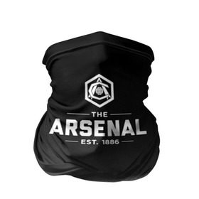 Бандана-труба 3D с принтом Arsenal FC в Рязани, 100% полиэстер, ткань с особыми свойствами — Activecool | плотность 150‒180 г/м2; хорошо тянется, но сохраняет форму | арсенал