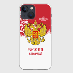 Чехол для iPhone 13 mini с принтом Euro 2016 (Russia) в Рязани,  |  | евро 2016