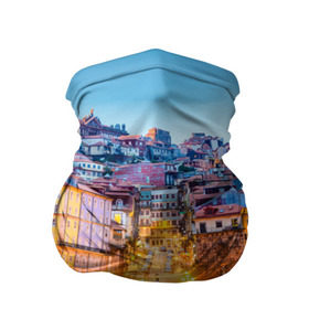 Бандана-труба 3D с принтом Португалия в Рязани, 100% полиэстер, ткань с особыми свойствами — Activecool | плотность 150‒180 г/м2; хорошо тянется, но сохраняет форму | Тематика изображения на принте: europe | lisbon | portugal | европа | ес | загар | каникулы | купание | лиссабон | море | отдых | отпуск | пляж | португалия | туризм