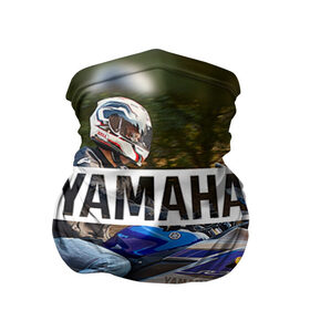 Бандана-труба 3D с принтом Yamaha 2 в Рязани, 100% полиэстер, ткань с особыми свойствами — Activecool | плотность 150‒180 г/м2; хорошо тянется, но сохраняет форму | yamaha