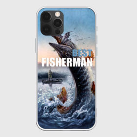 Чехол для iPhone 12 Pro Max с принтом Лучший рыбак в Рязани, Силикон |  | Тематика изображения на принте: bait | best fisherman | boat | fish | fishing | hook | morning | pike | river | water | вода | крючок | лодка | лучший рыбак | наживка | река | рыба | рыбалка | утро | щука