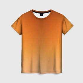 Женская футболка 3D с принтом Fox Triangle в Рязани, 100% полиэфир ( синтетическое хлопкоподобное полотно) | прямой крой, круглый вырез горловины, длина до линии бедер | геометрия | оранжевый | полигон | рыжий | треугольник
