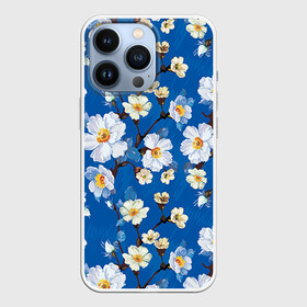 Чехол для iPhone 13 Pro с принтом Цветы ретро 5 в Рязани,  |  |   | винтаж | прованс | роза | роспись | узор | цветок | цветы