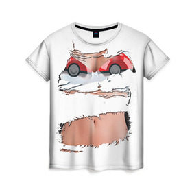 Женская футболка 3D с принтом Лифчик-покеболлы в Рязани, 100% полиэфир ( синтетическое хлопкоподобное полотно) | прямой крой, круглый вырез горловины, длина до линии бедер | pokemon go