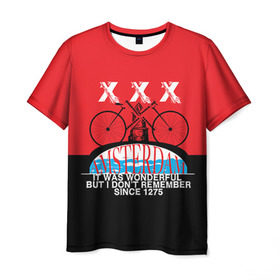 Мужская футболка 3D с принтом Amsterdam t-shirt в Рязани, 100% полиэфир | прямой крой, круглый вырез горловины, длина до линии бедер | Тематика изображения на принте: american football | baseball | fashion | football | sport | sport league | style | team | west | американский футбол | амстер | амстердам | амстэрдам | бейсбол | голландия | запад | команды | мода | надписи | спорт | спортивные лиги | стиль