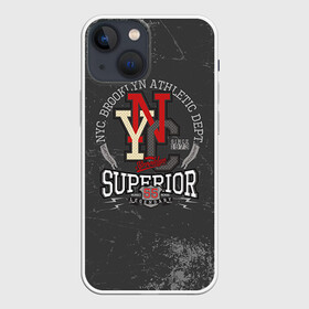 Чехол для iPhone 13 mini с принтом Team t shirt 16 в Рязани,  |  | american football | baseball | fashion | football | sport | sport league | style | team | west | американский футбол | бейсбол | запад | команды | мода | надписи | спорт | спортивные лиги | стиль | футбол | футбольные лиги