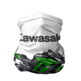 Бандана-труба 3D с принтом Kawasaky Ninja 1000 в Рязани, 100% полиэстер, ткань с особыми свойствами — Activecool | плотность 150‒180 г/м2; хорошо тянется, но сохраняет форму | kawasaky