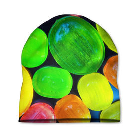 Шапка 3D с принтом Карамельки в Рязани, 100% полиэстер | универсальный размер, печать по всей поверхности изделия | вкусности | вкусняшки | карамельки | конфетки | конфеты | леденцы | сахар | сладости