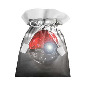 Подарочный 3D мешок с принтом Red and White в Рязани, 100% полиэстер | Размер: 29*39 см | bulbasaur | pikachu | pokemon | squirtle | бальбазар | пикачу | покемон | сквиртл