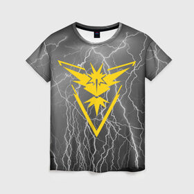 Женская футболка 3D с принтом Team Instinct Simple Gray в Рязани, 100% полиэфир ( синтетическое хлопкоподобное полотно) | прямой крой, круглый вырез горловины, длина до линии бедер | 