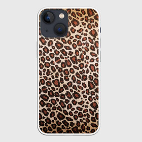Чехол для iPhone 13 mini с принтом Шкура гепарда в Рязани,  |  | гепард | гламур | леопард | мода | пятна | роскошь | ткань | точки | шерсть