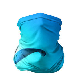 Бандана-труба 3D с принтом Прыжок в Рязани, 100% полиэстер, ткань с особыми свойствами — Activecool | плотность 150‒180 г/м2; хорошо тянется, но сохраняет форму | парашют | прыжок | синяя