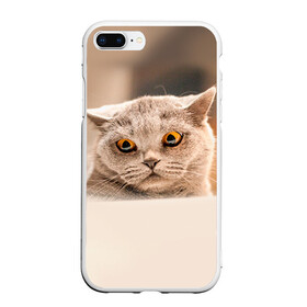 Чехол для iPhone 7Plus/8 Plus матовый с принтом Британец 7 в Рязани, Силикон | Область печати: задняя сторона чехла, без боковых панелей | британец | британская | британцы | кот | котенок | котик | котэ | кошка
