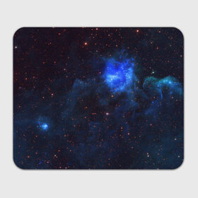Коврик прямоугольный с принтом Холодная туманность в Рязани, натуральный каучук | размер 230 х 185 мм; запечатка лицевой стороны | Тематика изображения на принте: вселенная | галактика | звёзды | космическое пространство | космос | созвездие