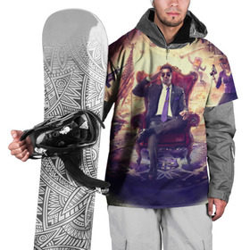 Накидка на куртку 3D с принтом Saints Row в Рязани, 100% полиэстер |  | Тематика изображения на принте: saints row | святые