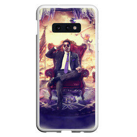 Чехол для Samsung S10E с принтом Saints Row в Рязани, Силикон | Область печати: задняя сторона чехла, без боковых панелей | Тематика изображения на принте: saints row | святые