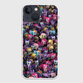 Чехол для iPhone 13 mini с принтом My Little Pony. Персонажи в Рязани,  |  | stickerbombing