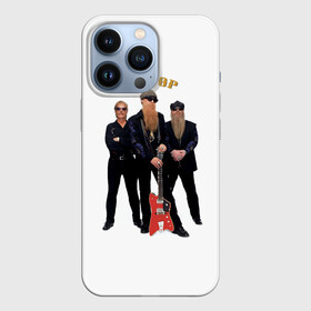 Чехол для iPhone 13 Pro с принтом ZZ TOP в Рязани,  |  | Тематика изображения на принте: blues | rock | zz top | блюз | зизи топ | музыка | рок