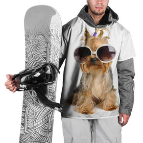 Накидка на куртку 3D с принтом Модница в Рязани, 100% полиэстер |  | fashion | животное | красавица | лучший друг | модница | няша | очки | причёска | собака | собачка | щенок | щеночек