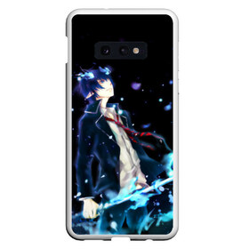 Чехол для Samsung S10E с принтом Blue Exorcist в Рязани, Силикон | Область печати: задняя сторона чехла, без боковых панелей | Тематика изображения на принте: anime | ao no exorcist | blue exorcist | аниме | синий экзорцист | экзорцист