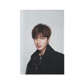 Обложка для паспорта матовая кожа с принтом Lee Min Ho в Рязани, натуральная матовая кожа | размер 19,3 х 13,7 см; прозрачные пластиковые крепления | дорама