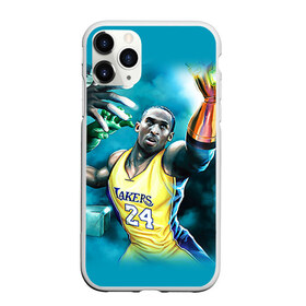 Чехол для iPhone 11 Pro матовый с принтом Kobe Bryant в Рязани, Силикон |  | kobe bryant | lakers | los angeles lakers | nba. | баскетбол | баскетболист | коби брайант | лайкерс | лос анджелес лейкерс | нба