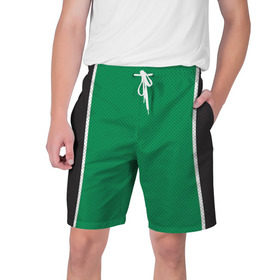 Мужские шорты 3D с принтом Boston Celtics в Рязани,  полиэстер 100% | прямой крой, два кармана без застежек по бокам. Мягкая трикотажная резинка на поясе, внутри которой широкие завязки. Длина чуть выше колен | boston celtics | бостон | бостон селтикс | нба | селтикс