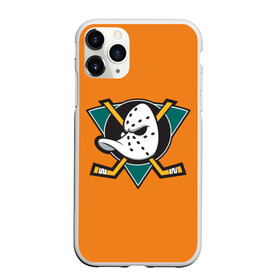 Чехол для iPhone 11 Pro матовый с принтом Анахайм в Рязани, Силикон |  | anaheim | ducks | nhl | дакс | нхл | хоккей