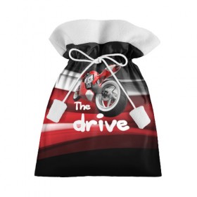 Подарочный 3D мешок с принтом The drive в Рязани, 100% полиэстер | Размер: 29*39 см | гонка | драйв | мото | мотогонки | мотоспорт | мотоцикл | скорость