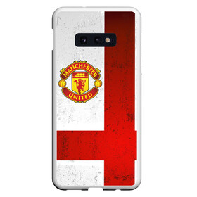 Чехол для Samsung S10E с принтом Manchester United FC в Рязани, Силикон | Область печати: задняя сторона чехла, без боковых панелей | англия | клуб | манчестер | фк | футбол | футбольный | юнайтед