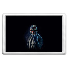 Магнит 45*70 с принтом Payday в Рязани, Пластик | Размер: 78*52 мм; Размер печати: 70*45 | Тематика изображения на принте: payday | маска