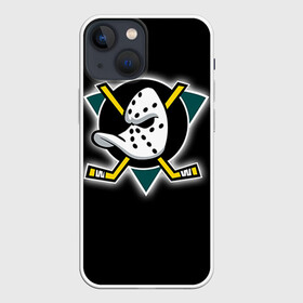 Чехол для iPhone 13 mini с принтом Хоккей 6 в Рязани,  |  | nhl | stanley cup |  anaheim ducks | кубок стенли | кубок стэнли | нхл | хоккей | хоккейный клуб