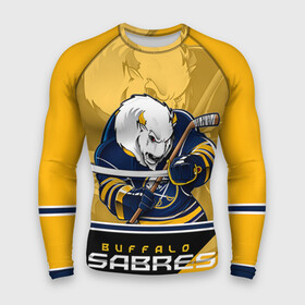 Мужской рашгард 3D с принтом Buffalo Sabres в Рязани,  |  | buffalo sabres | nhl | stanley cup | баффало сейбрз | буффало | кубок стенли | кубок стэнли | куликов | нхл | хоккей | хоккейный клуб