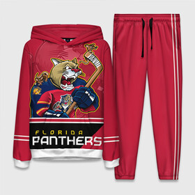 Женский костюм 3D (с толстовкой) с принтом Florida Panthers в Рязани,  |  | florida panthers | nhl | stanley cup | кубок стенли | кубок стэнли | нхл | флорида пантерз | флорида пантеры | хоккей | хоккейный клуб