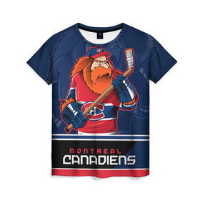 Женская футболка 3D с принтом Montreal Canadiens в Рязани, 100% полиэфир ( синтетическое хлопкоподобное полотно) | прямой крой, круглый вырез горловины, длина до линии бедер | montreal canadiens | nhl | stanley cup | емелин | кубок стенли | кубок стэнли | марков | монреаль | монреаль канадиенс | нхл | радулов | хоккей | хоккейный клуб